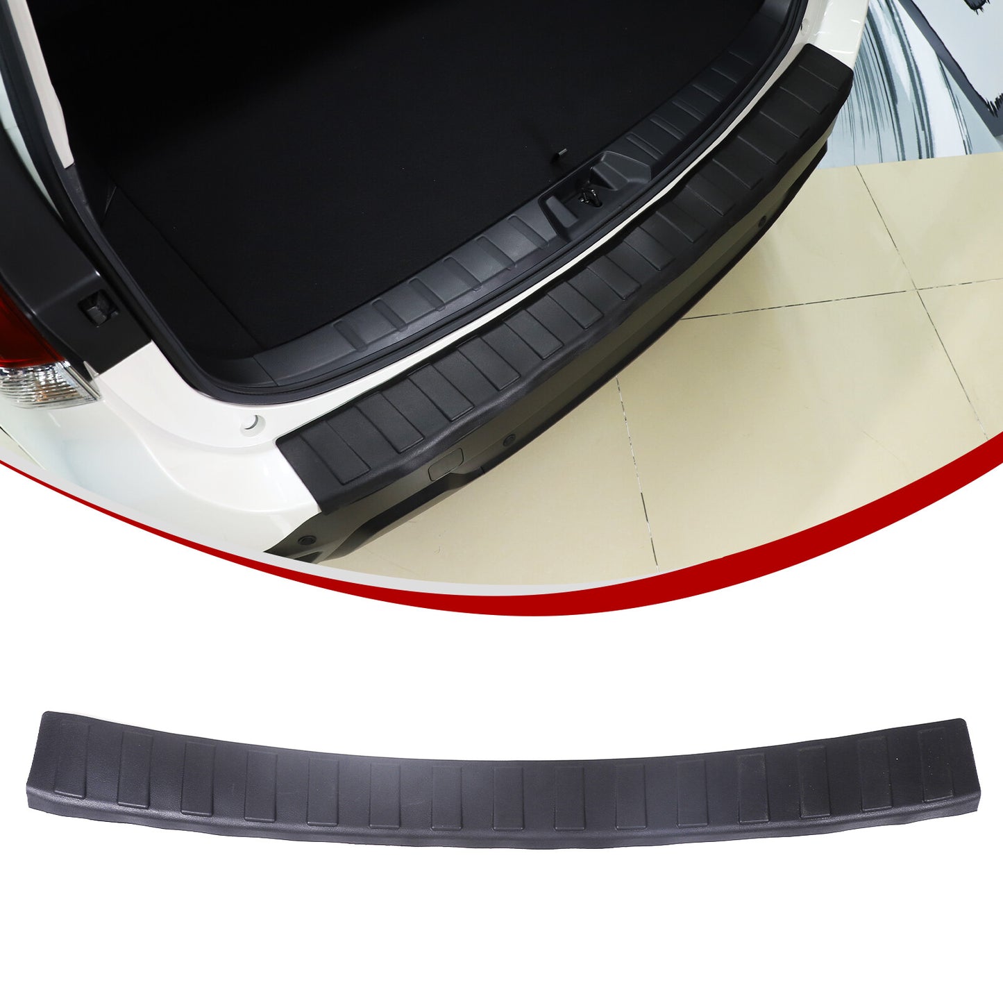 Rear bumper protector and pedal cover for 2019-2024 for Subaru Forester TPE- n