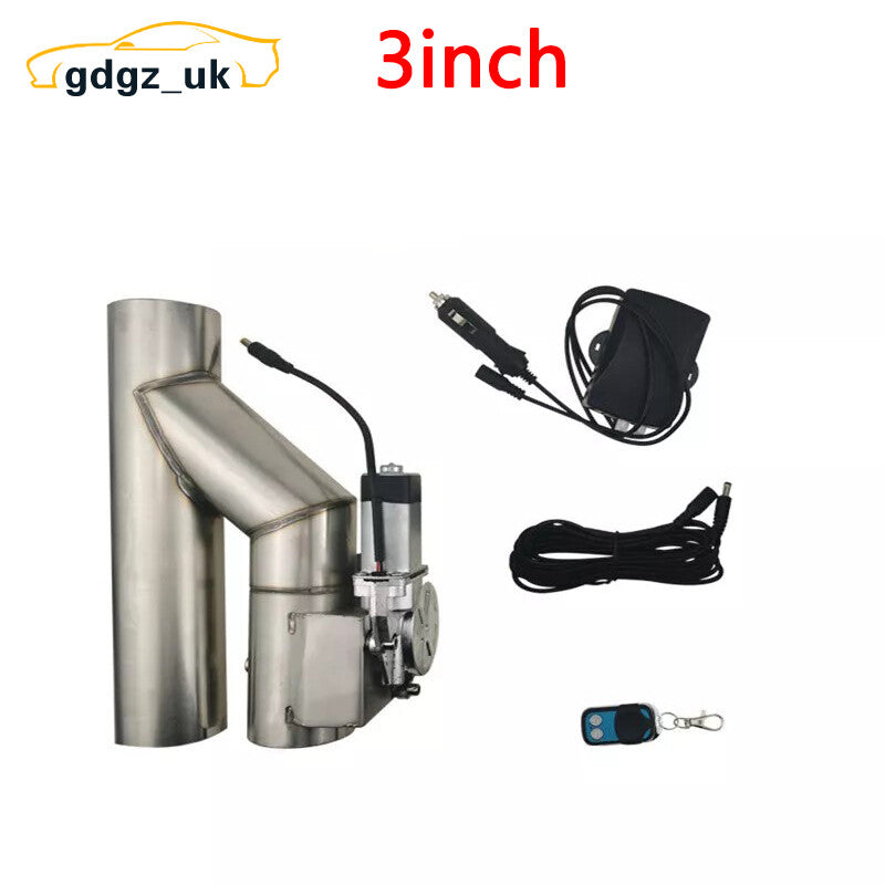 3 Electric Exhaust Catback Valve Single flap Valve Motor With Remote Control