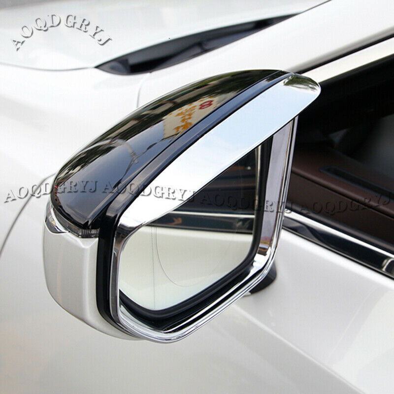 Chrome Rearview Mirror Rain Sun Visor Moulding Trim for LEXUS ES300H 350 2018-20