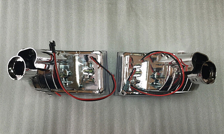LED Refit for Toyota Prado LC120 2003-2009 Rear Bumper Fog Light Lamp Molding 2X