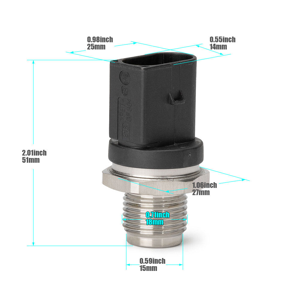 0281002842 Fuel Pressure Sensor for Dodge Sprinter 2500 3500 for Benz E320 GL320