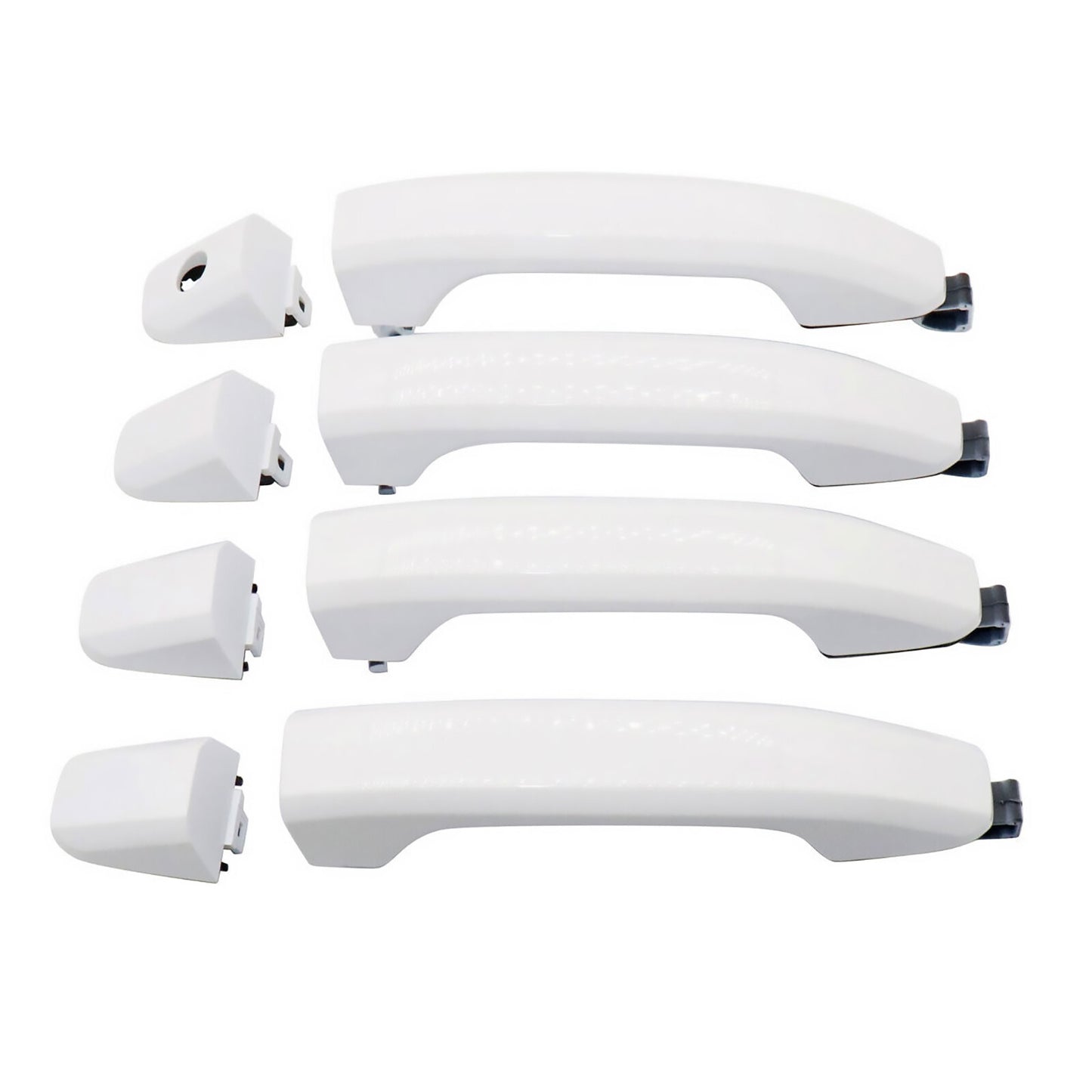4pcs Olympic White Door Handles for Chevrolet Silverado 1500 2014-2018 22929464