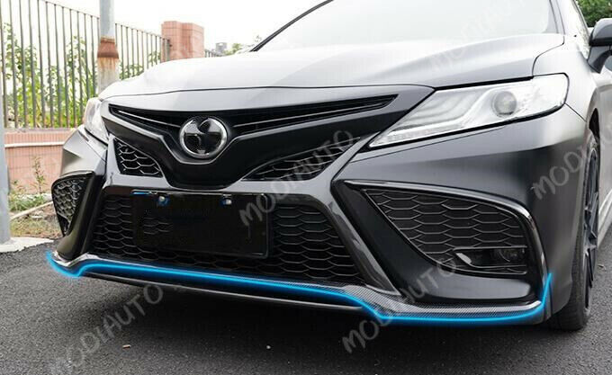 Front Bumper Lip Splitter Protector Trim carbon For 21-22 for Camry SE/XSE B n