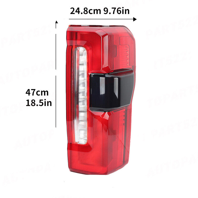 Right taillight with blind spot monitoring for Ford F250 F350 Super Duty 2023-2024 Passenger