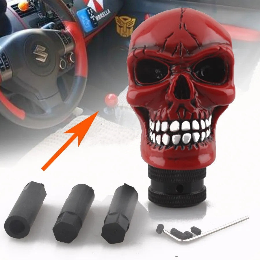 Universal Red Skull Car Pickup Manual Shifter Gear Shifter Handle n
