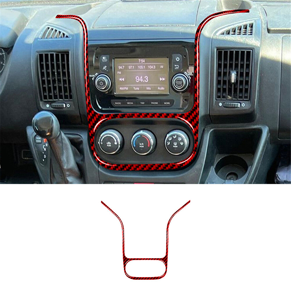 Carbon Fiber Interior Rear Window Control Cover Trim For FX4 2004-08 v