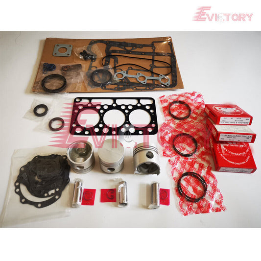 Suitable for D950 rebuild kit bearing piston ring gaskets + overhaul kit gaskets -