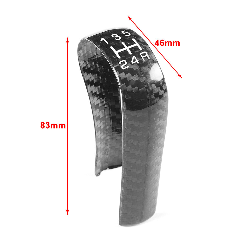 Carbon Fiber Console Gear Shift Knob Cover for Nissan GTR R32 R33 R34 Q