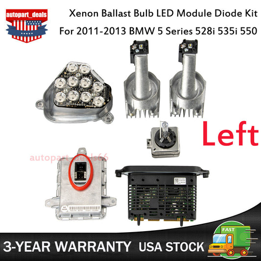 new left-side xenon ballast bulb LED module LH suitable for BMW 5 Series 528i 535i 550i 11-13