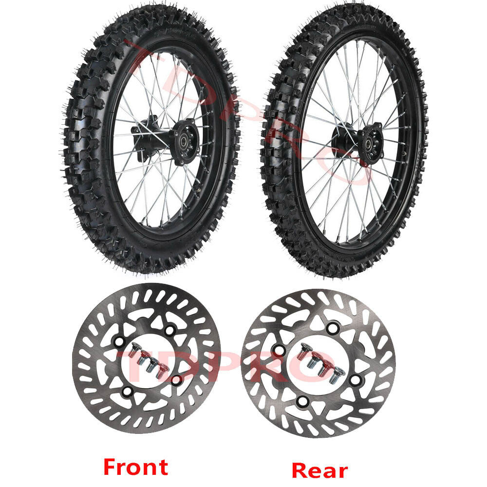 19-inch and 16-inch front and rear wheels, 70/100-19 and 90/100-16 tires, rim grooves, 150cc off-road bicycle, 200