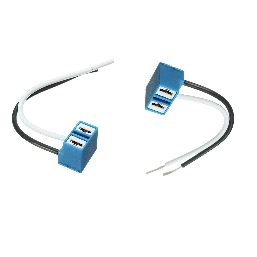 2x H7 Wiring Harness 2 Pins Electrical Wire Connector Plug Connector Adapter Q