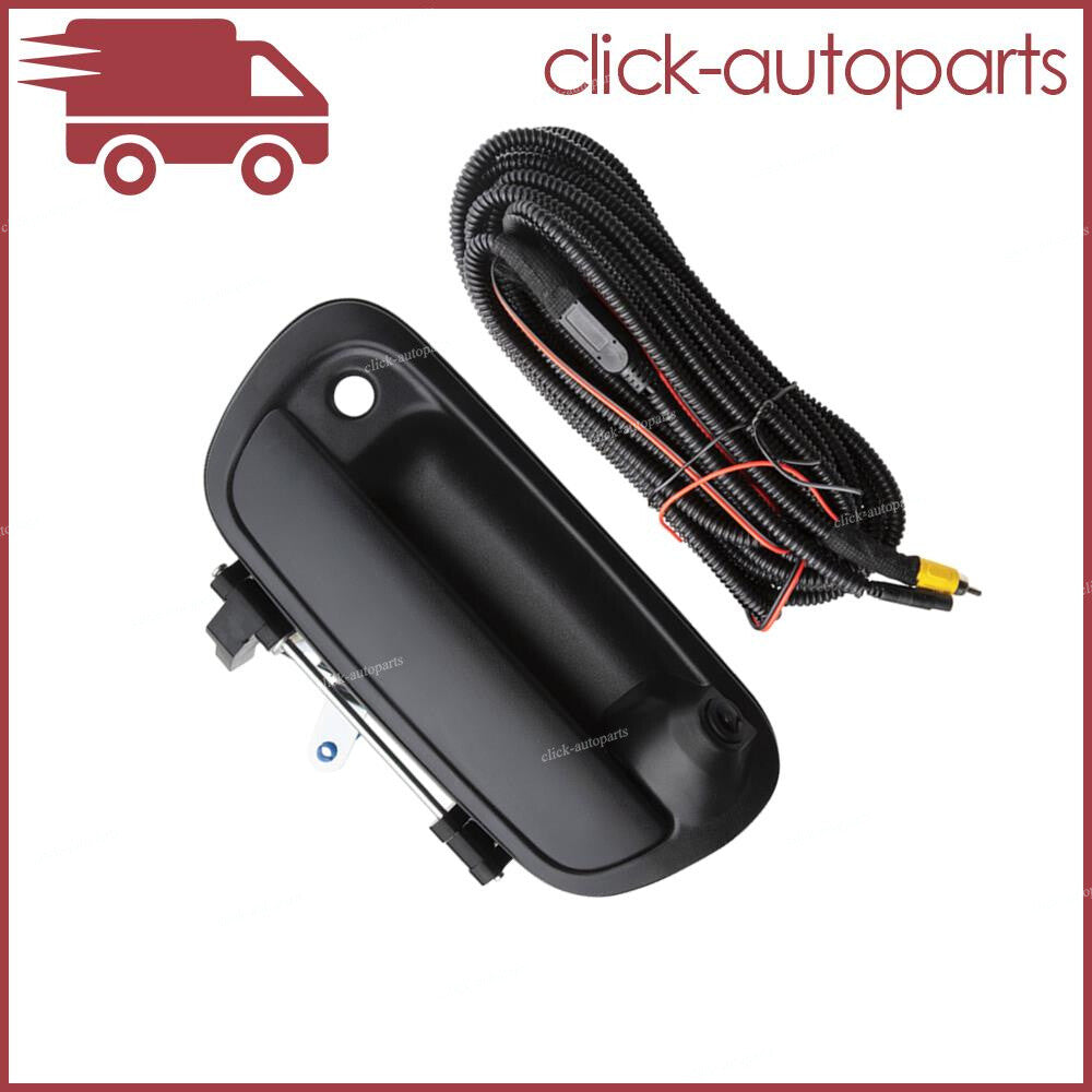 for Toyota Tundra 2000-2006 Black Rear Tailgate Handle with Backup Camera