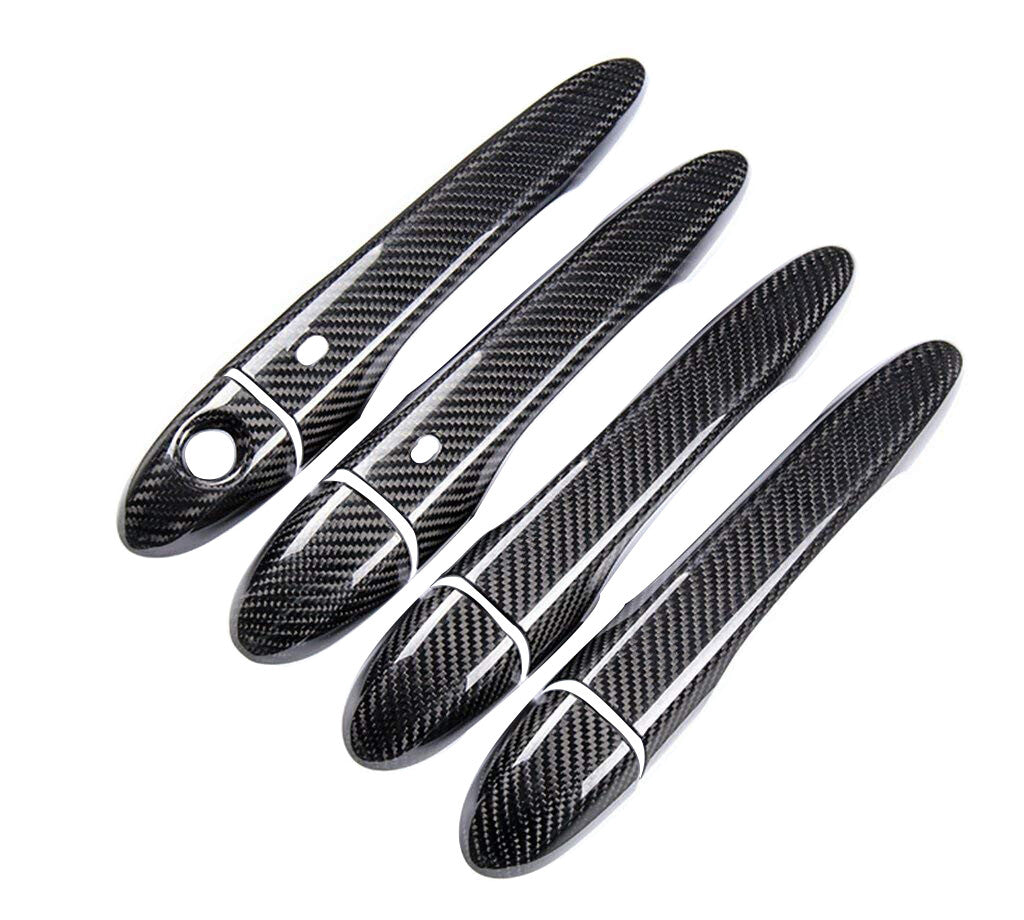 Real Carbon Fiber Door Handle Cover Trim for Maserati Ghibli 2014-2017 2018 2019