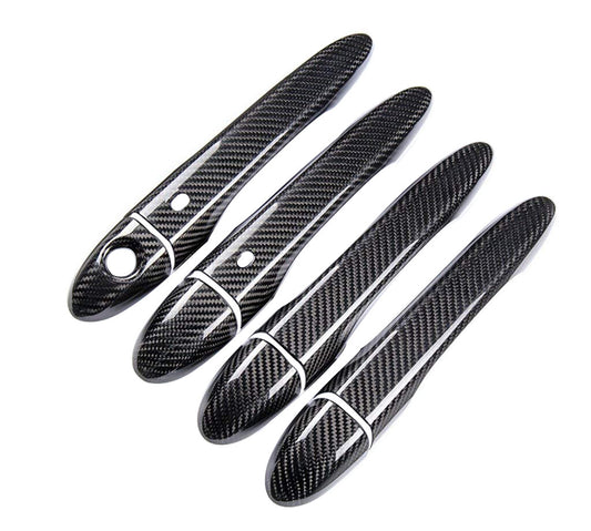 Real Carbon Fiber Door Handle Cover Trim for Maserati Ghibli 2014-2017 2018 2019