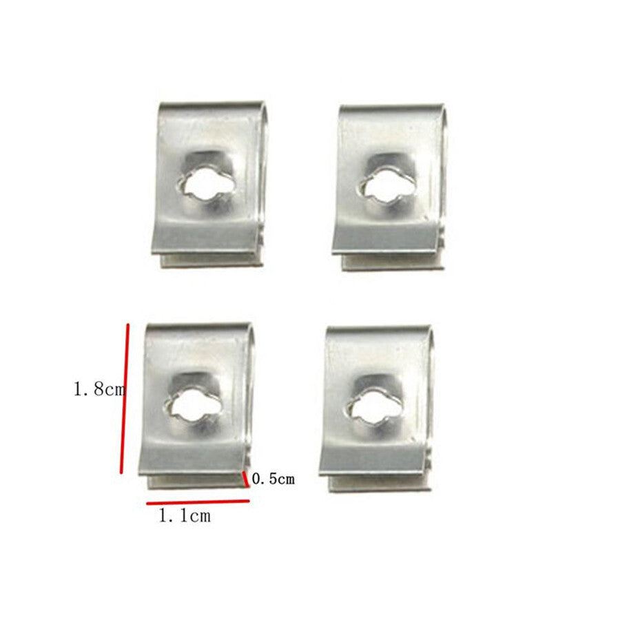 40Pcs Car Engine Undertray Fastener Clips Cover Bottom Splash Guard Screws Kit