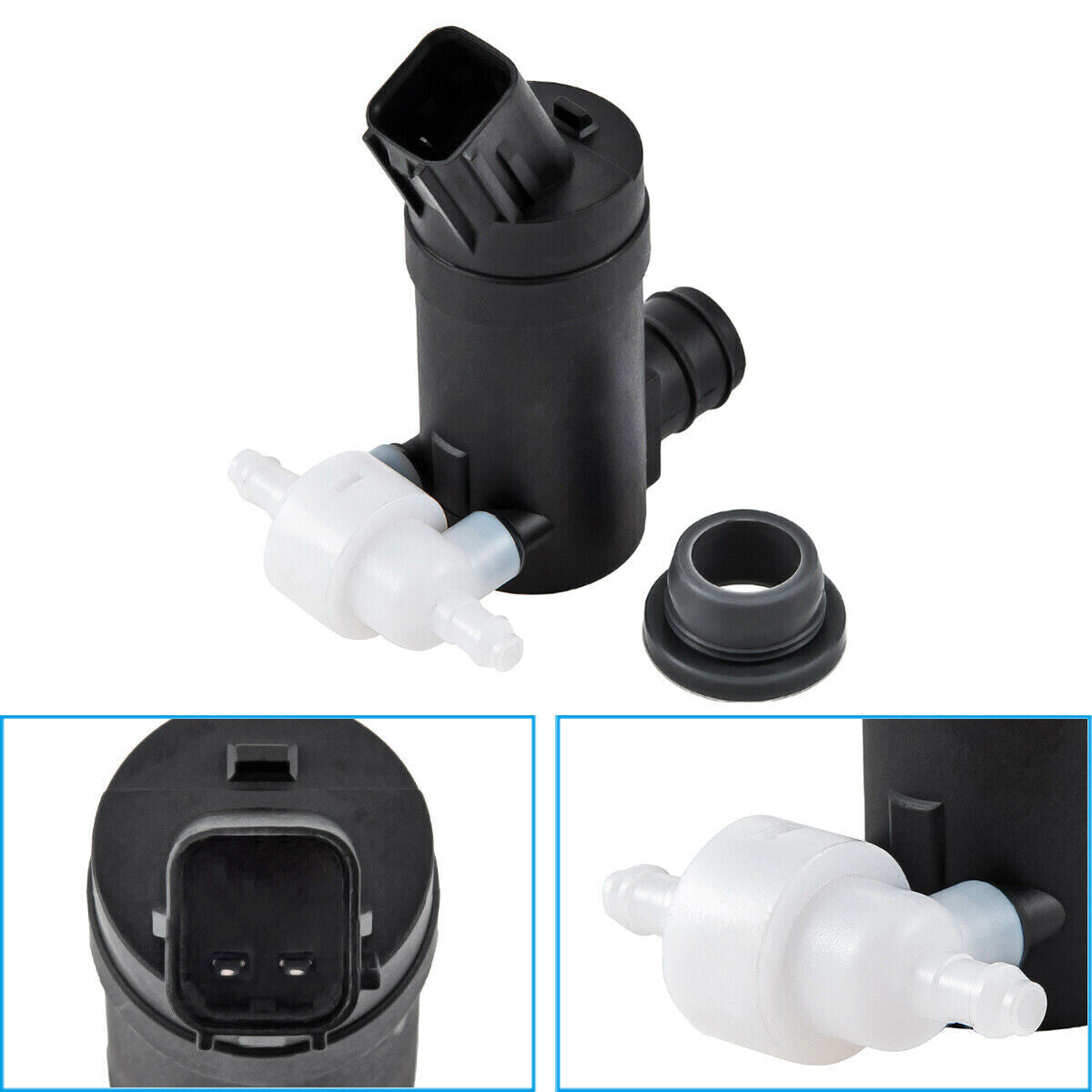 Fit for Kia Sorento Sedona 2015-2021 Windshield Washer Pump 98510-A9000 Black