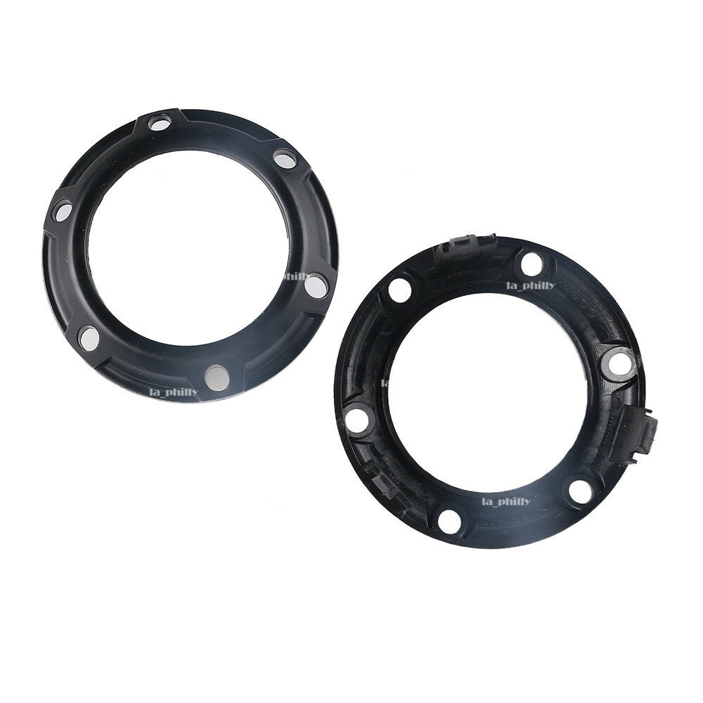 2x L/R Front Fog Light Lamp Black Cover Frame for Mitsubishi for Outlander 2007-2009