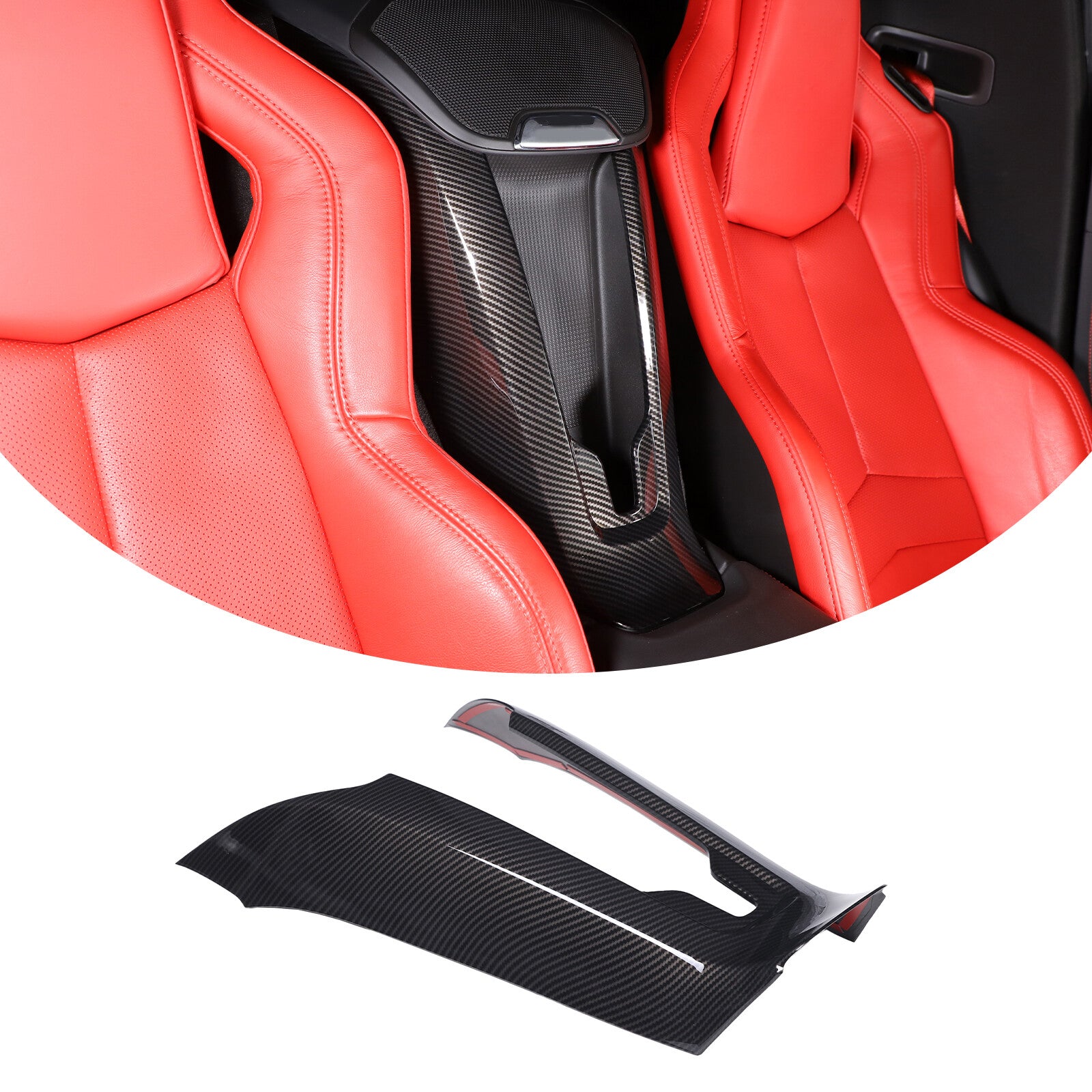 2-Pack ABS Chrome Rearview Mirror L-Shaped Trim Protectors for Maverick 2022-2023- v