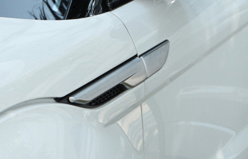 4Pcs for Range Rover Evoque 2012-2019 Silver Air Flow Vent Side Body Cover Trim