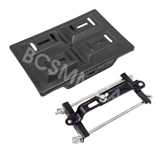 Car Battery Tray Hold Down Clamp Mounting Kit Storage Holder Bracket Adjustable Q
