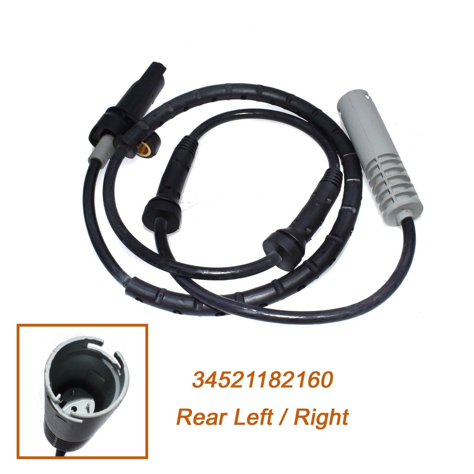 ABS wheel speed sensor left rear applicable to E39 528i 540i 1997-98 34521182160- n