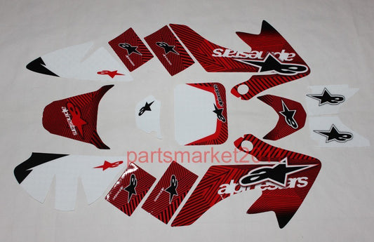 3M Star Stickers Decals Graphics for Honda CRF50 Pit bikes Thumpstar SDG SSR DHZ