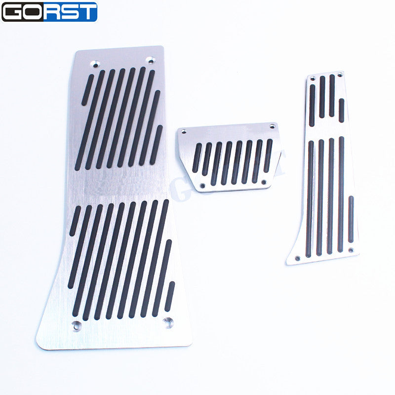 Foot rest brake fuel gas accelerator pedal for new X5 X6 AT with M logo v
