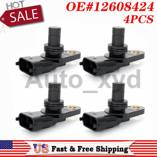 4-piece engine camshaft position sensor set 12608424 for Chevrolet Captiva Equinox for GMC Q