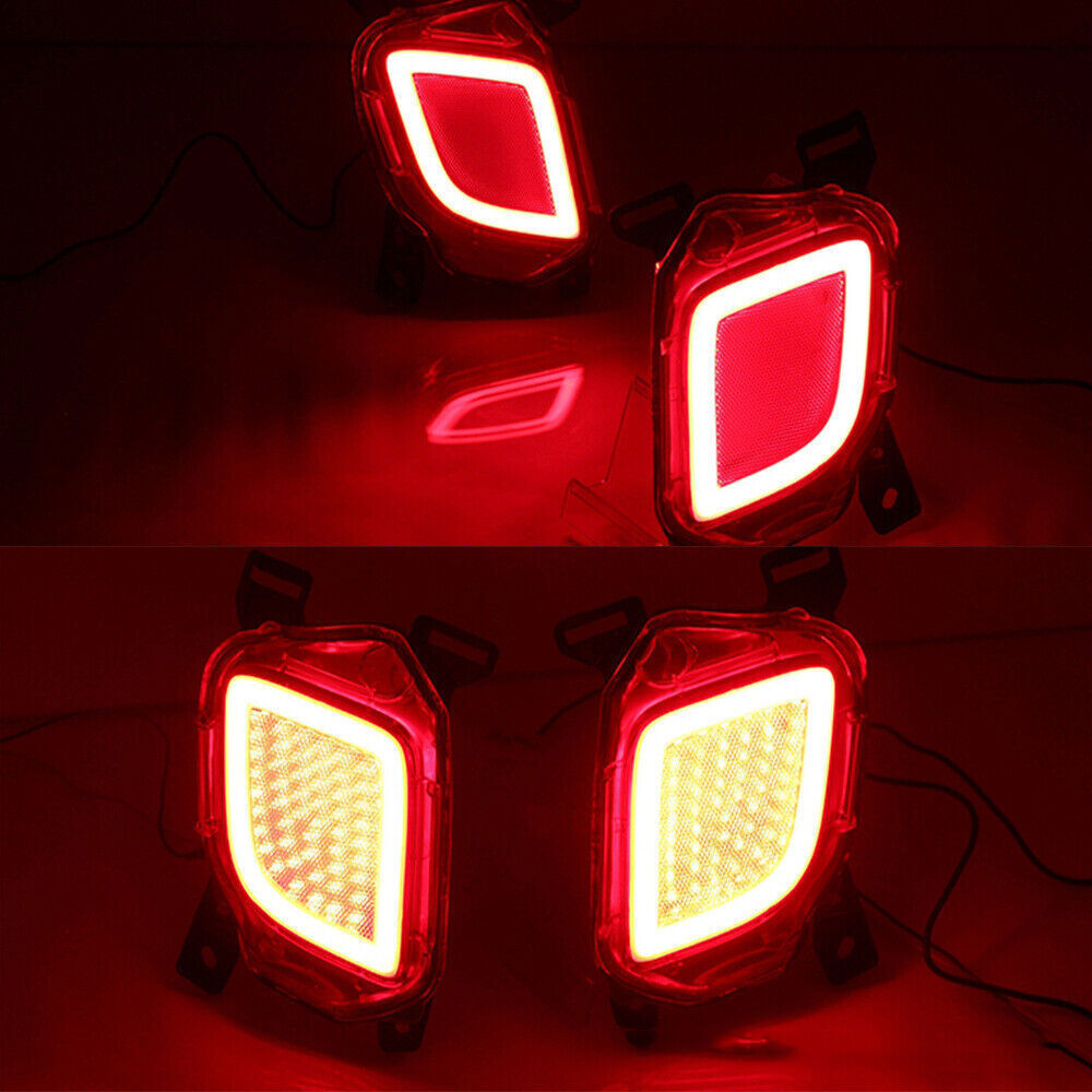 LED Rear Bumper Tail Brake Reflector Light Lamp For Toyot@a Highlander 2016-2018 n