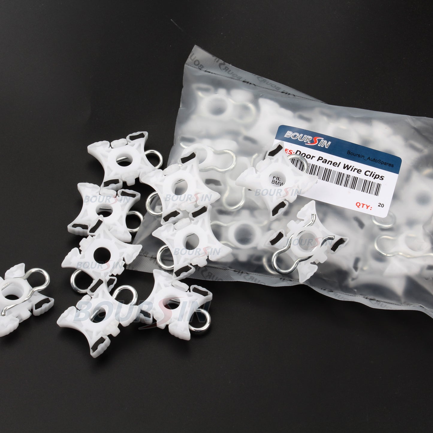 20 Pcs, Window Regulator Sliding Pivot Clips fit for BMW E32 E34 E36 Z4 51321938884 Q