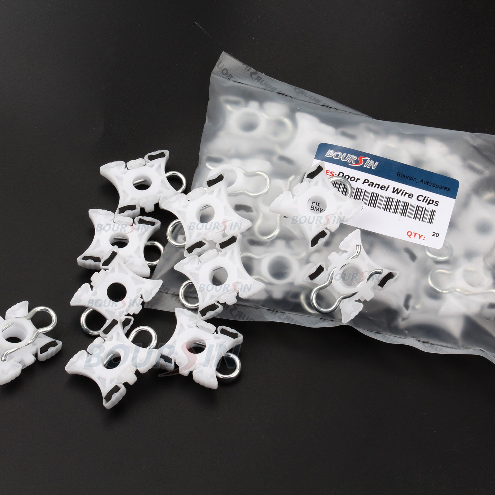 20 Pcs, Window Regulator Sliding Pivot Clips fit for BMW E32 E34 E36 Z4 51321938884 Q