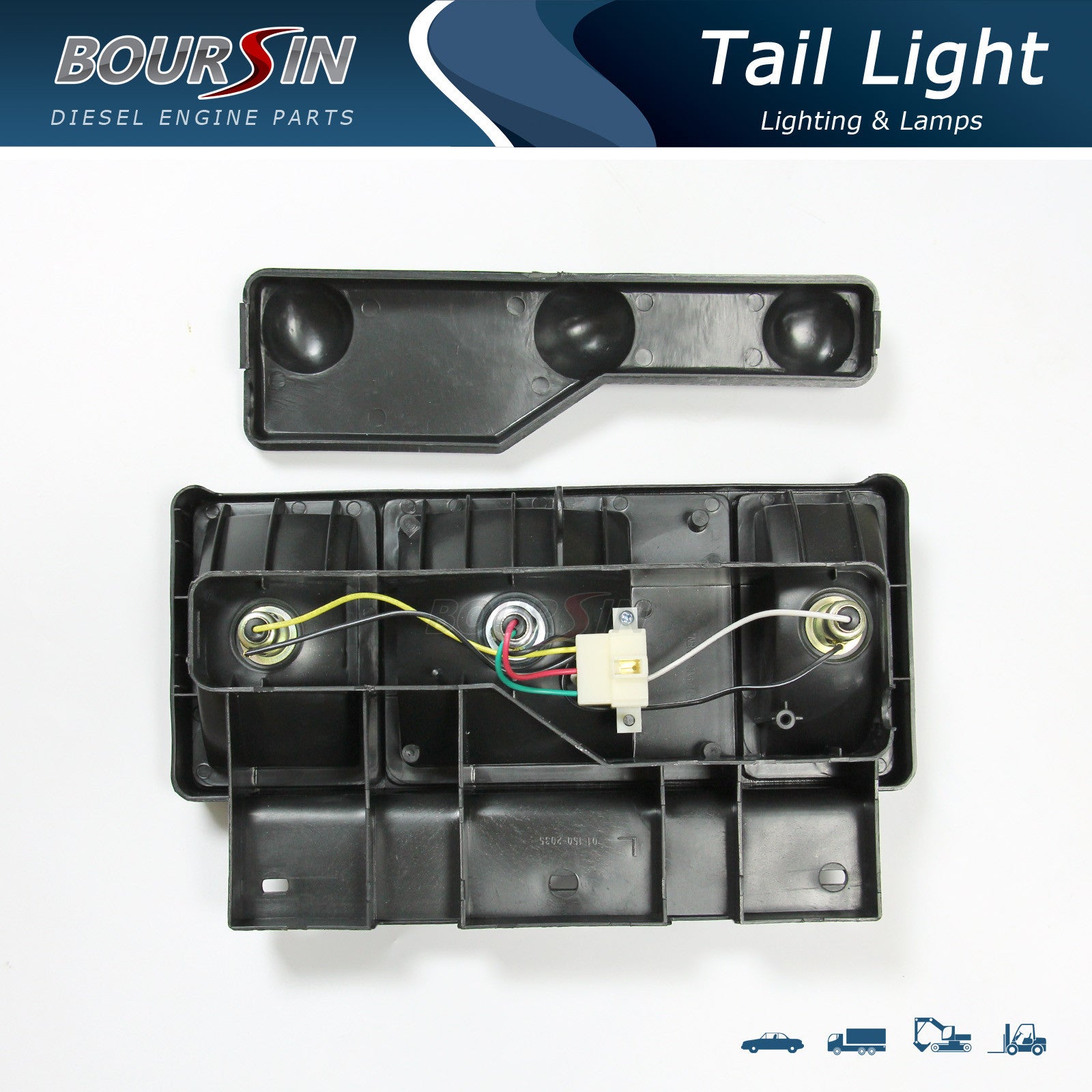 Tail Light Fit for Isuzu NPR NQR NRR FSR FRR Truck Rear Tail Lamp 1987-2019 1 Pair