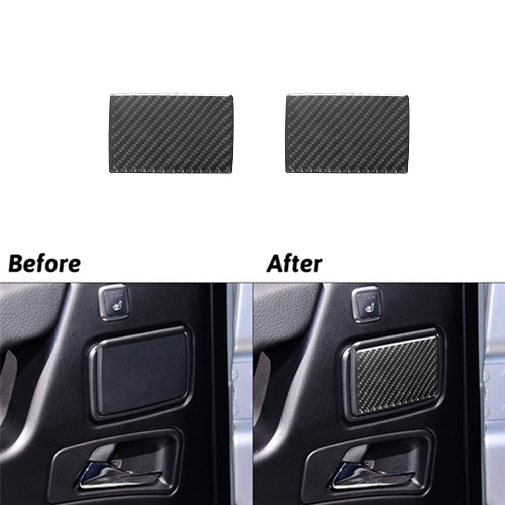 Carbon Fiber Automatic Gear Shift Cover Trim For Outlander 2014-2016 v