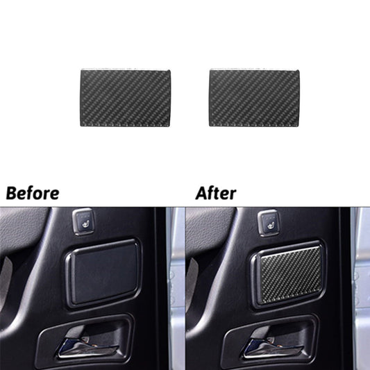 Carbon Fiber Automatic Gear Shift Cover Trim For Outlander 2014-2016 v
