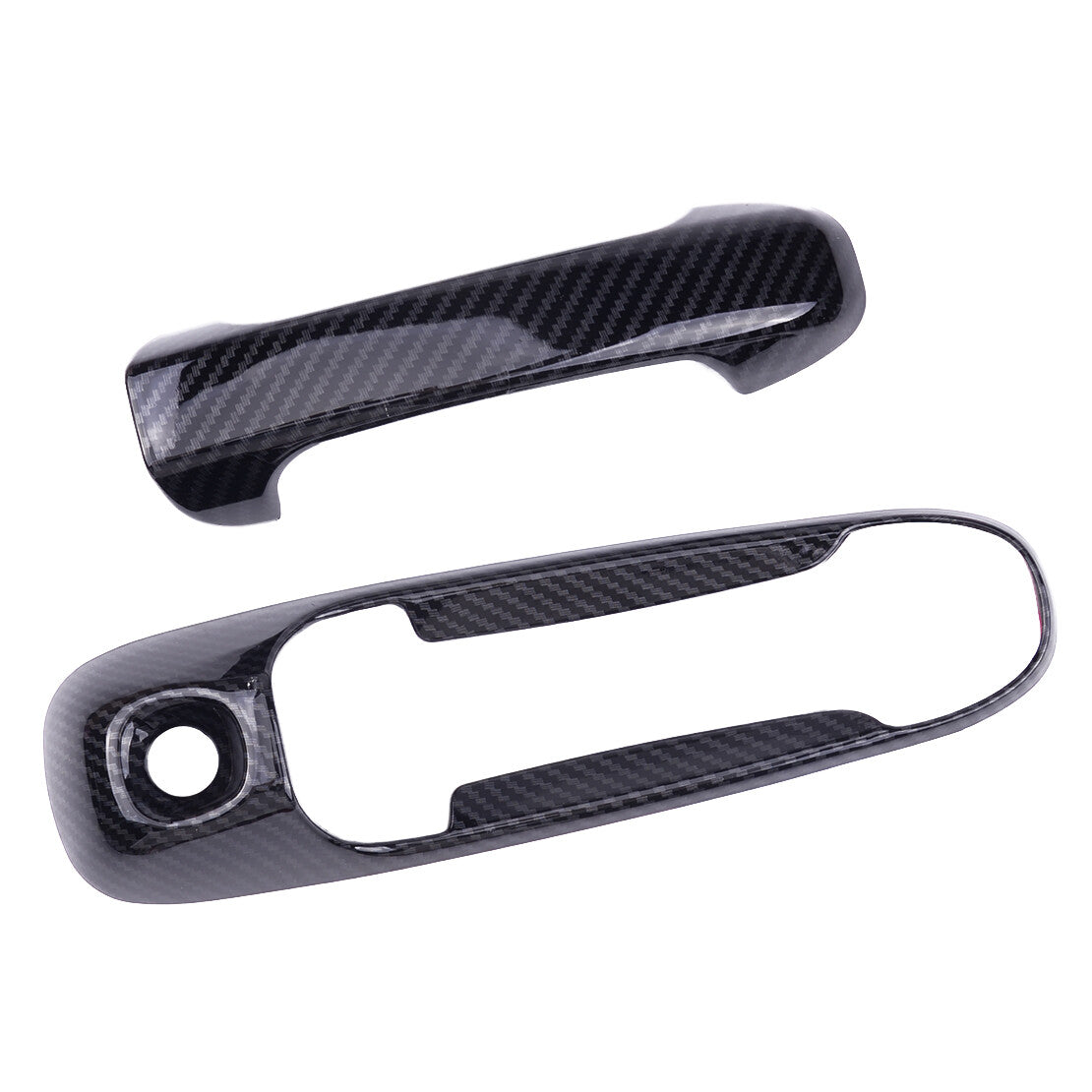 Carbon Fiber Black Door Handle Cover fit for for Jeep Grand Cherokee WJ 1999-2004 v