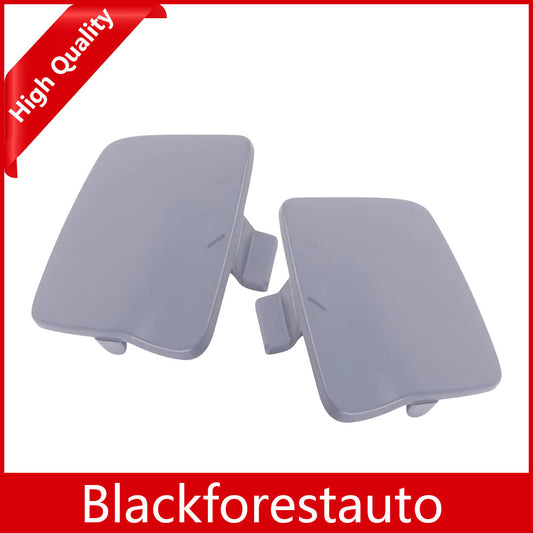 2pcs For 2007-2013 for BMW E70 for X5 M Sport Rear Bumper Tow Hook Cover Unpainted LHRH Q