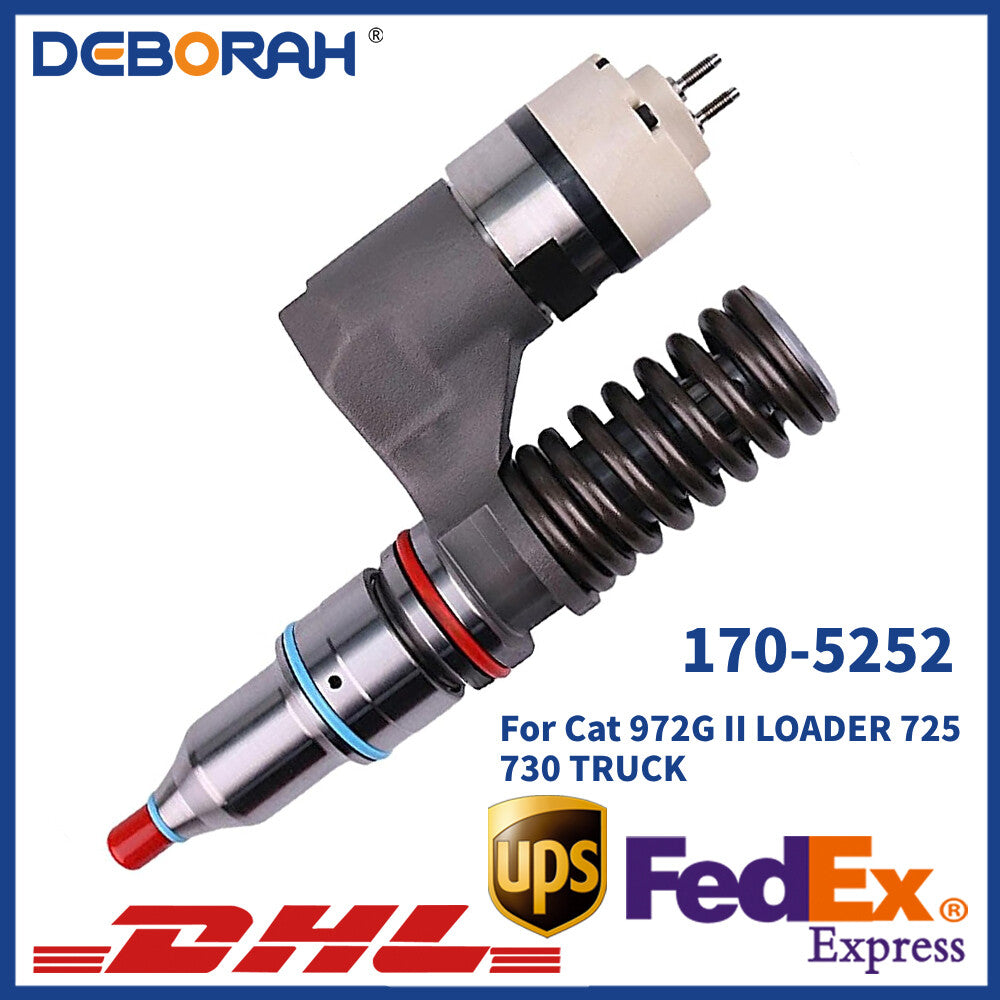 New 170-5252 Fuel Injector For Cat C10 C12 CPT372 Engine 345B 365B II Excavator