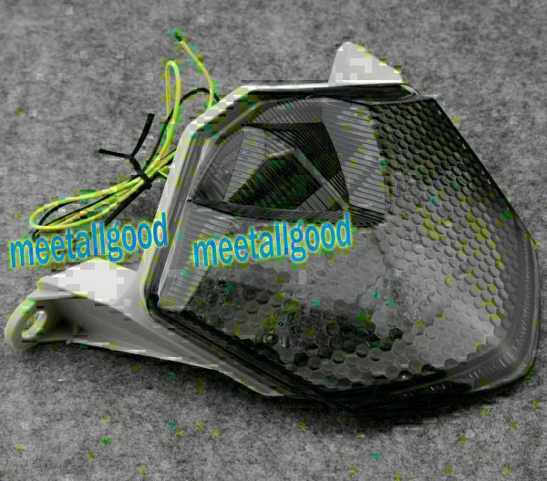 Rear LED Tail Light Brake Turn Signals for Kawasaki Z750 Z1000 2007 2008 Smoke