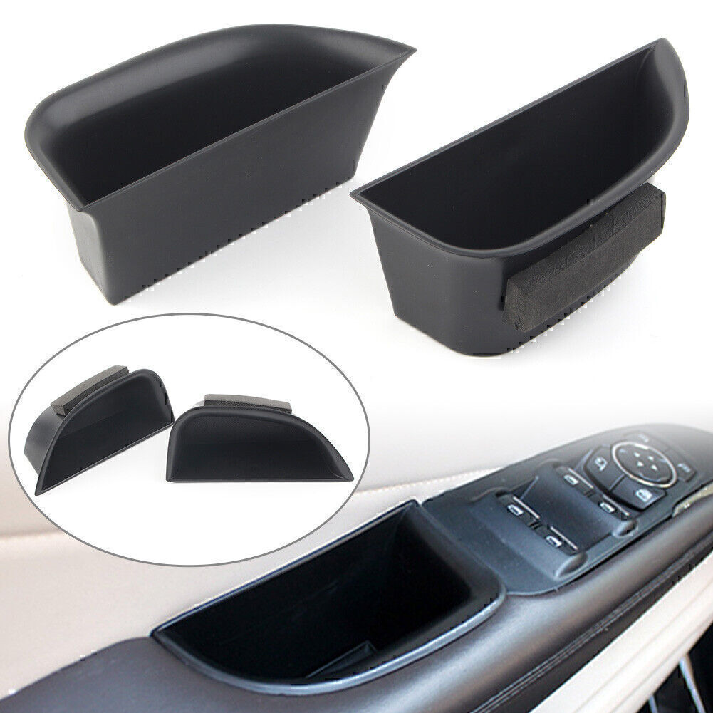 Car Front Door Handle Armrest Storage Box Tray Bin Kit Fit MKZ 2014-2016