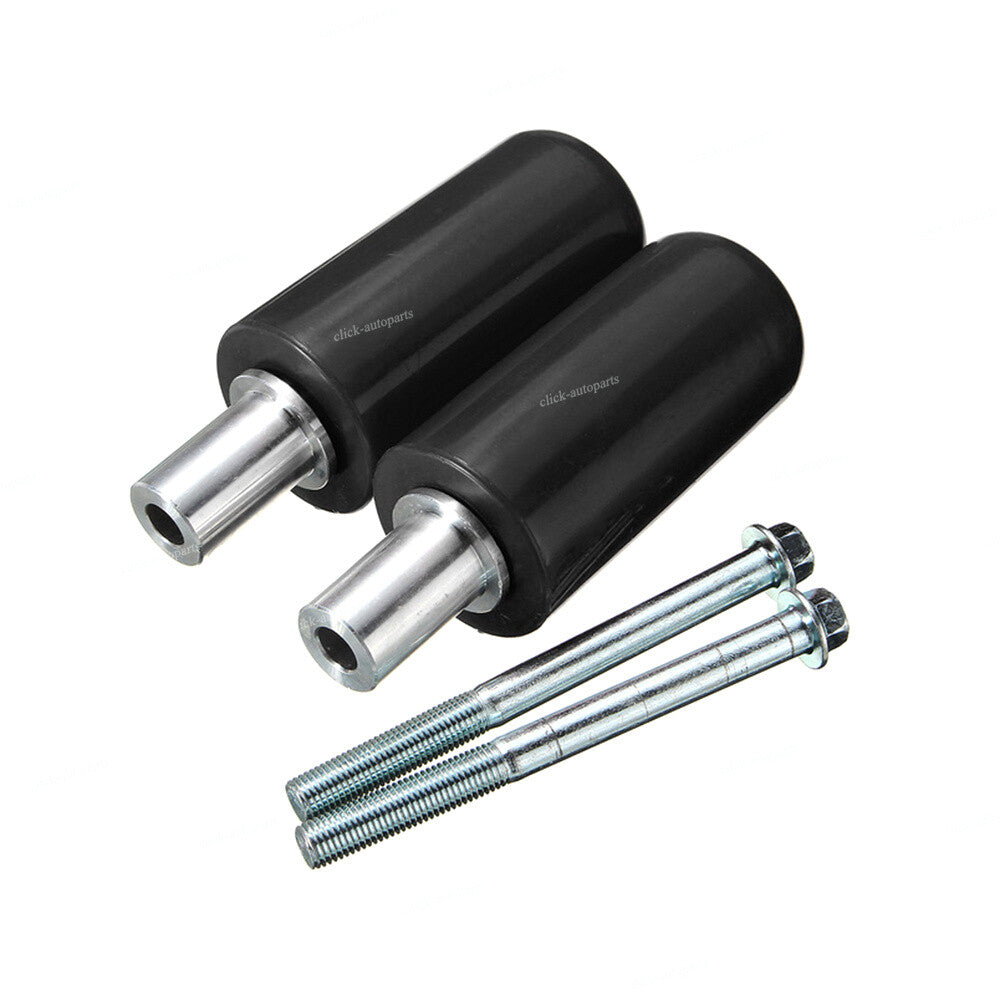 Pair Motorcycle Frame Sliders Crash Protectors Fits for Kawasaki for Honda for Yamaha Black Q