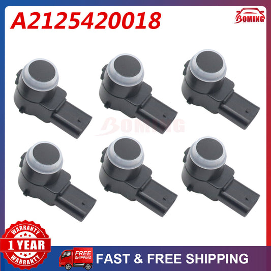 Set 6x PDC Parking Sensor A2125420018 for Mercedes A B E S SLS Class W221 W212 Q