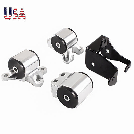Engine Motor Kit Billet 3-bolt Mount EK D15 D16 B16 B18 B20 B D Series Q