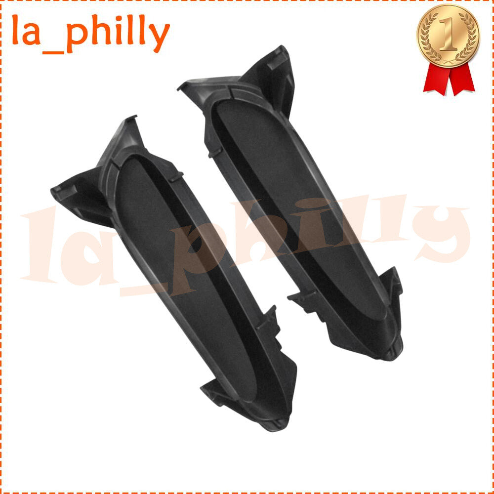 2x Front LH+RH Bumper Lower Hole Cover Trim Bezel For 10-11 for Mazda 3 Unpainted Q