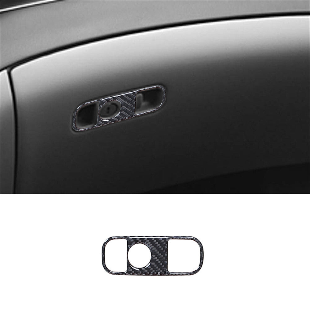 for Mercedes R-Class 2009-2012 4Pcs Door Handle Frame Trim Cover Carbon Fiber v