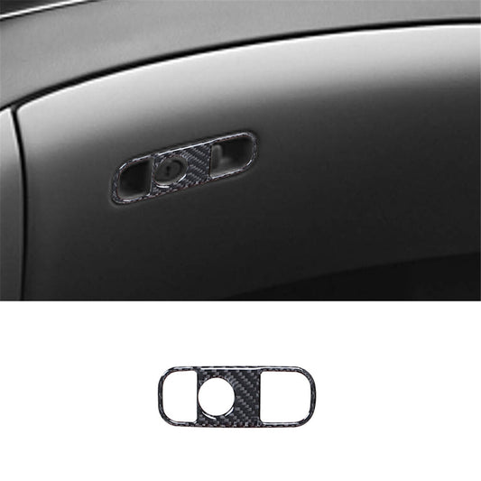 for Mercedes R-Class 2009-2012 4Pcs Door Handle Frame Trim Cover Carbon Fiber v