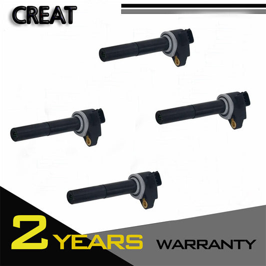 4-pack ignition coils for Mercury Verado outboard motors 200, 225, 250, 300, 350, and 400 hp.