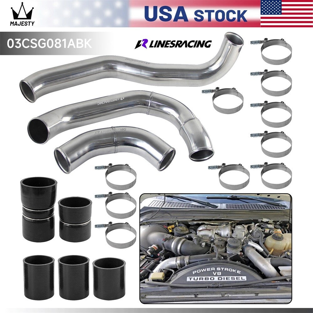 Hot Cold Side Intercooler Pipe Boot Kit For 08-10 for Ford 6.4L Diesel
