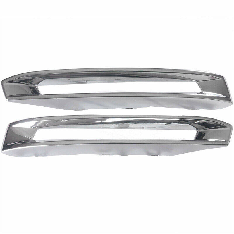 2Pcs Front Fog Light Cover Chrome Trim for Mercedes X166 GL 2013-2016 1668851774