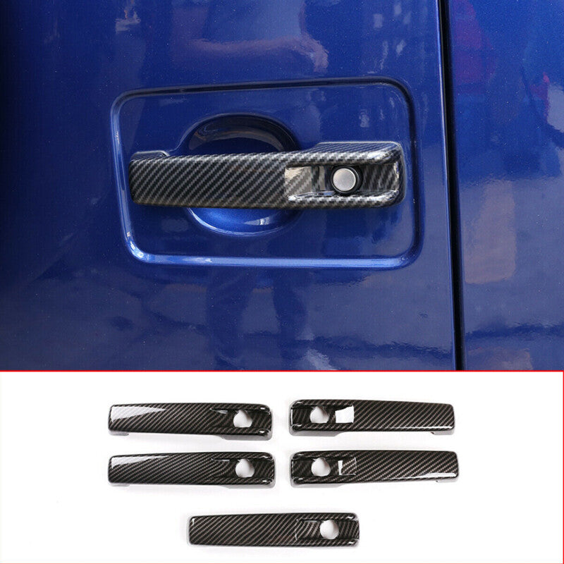 Carbon fiber console vent socket cover decoration suitable for ta FJ Cruiser 2007-21- v