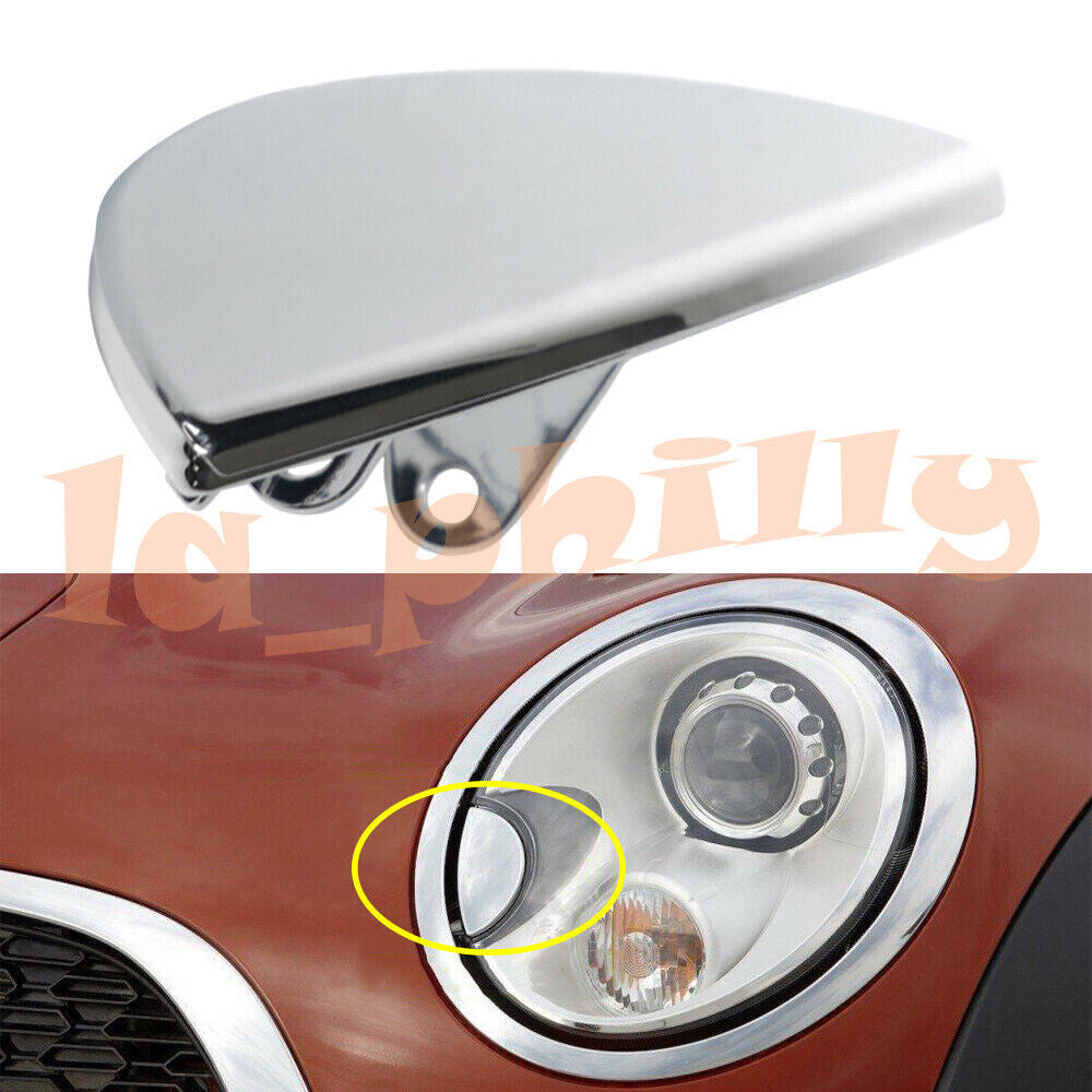 for Mini Cooper Hatchback Wagon Convertible Coupe Left Headlight Washer Cover